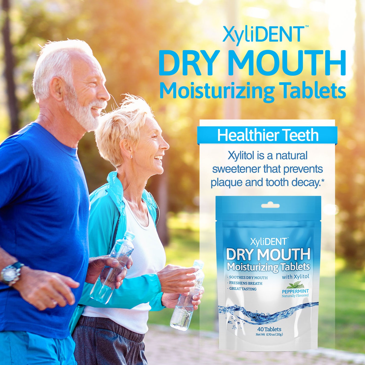 Dry Mouth Tablets - Peppermint Flavor | XyliDENT