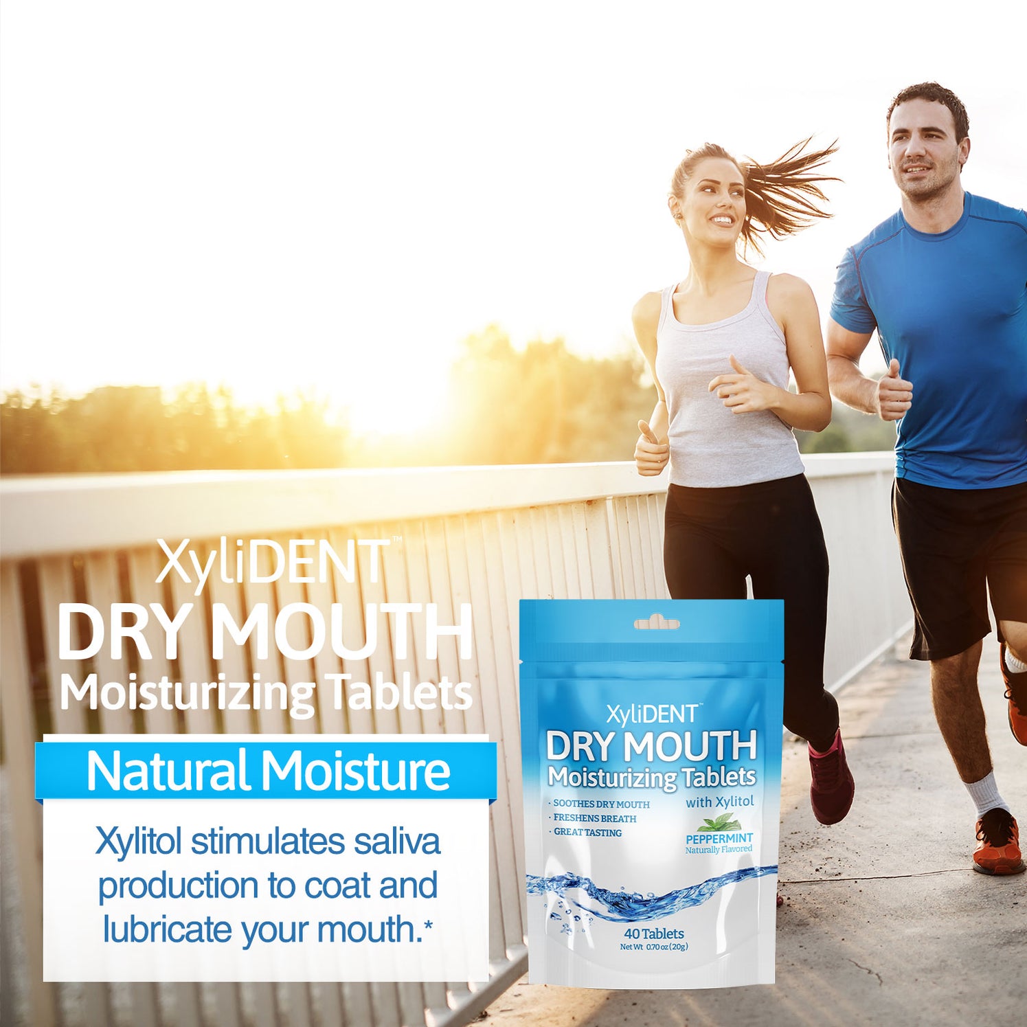 Dry Mouth Tablets - Peppermint Flavor | XyliDENT