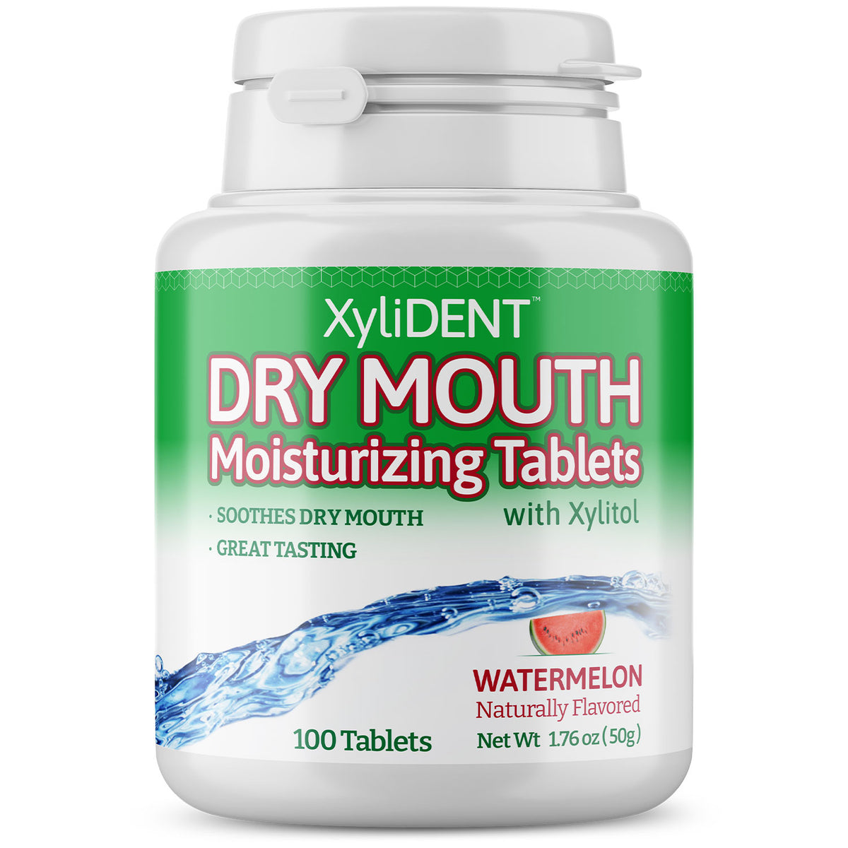 Watermelon Tablets XyliDENT Dry Mouth Tablets - Watermelon - Sugar Free Tablets | XyliDENT